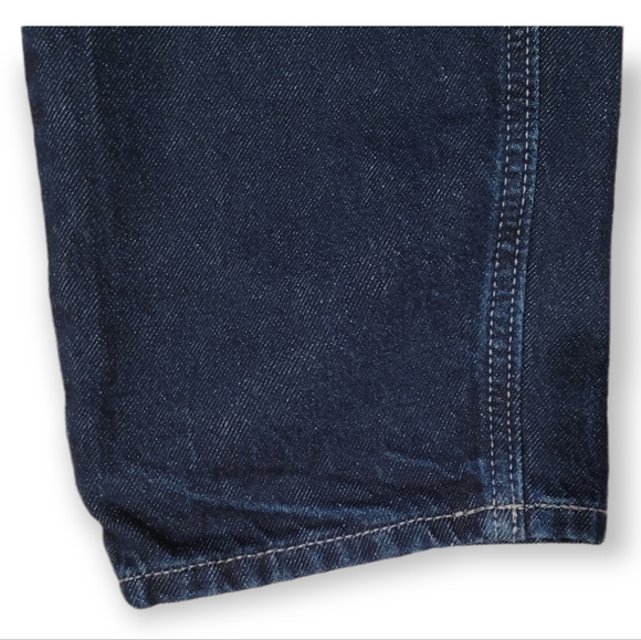 Old Navy Dark Wash Straight Taper Jeans Size 38x30 NWT - Picture 4 of 6